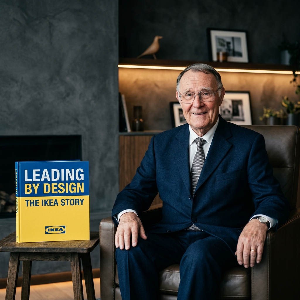 IKEA Ingvar Kamprad Cover Blur